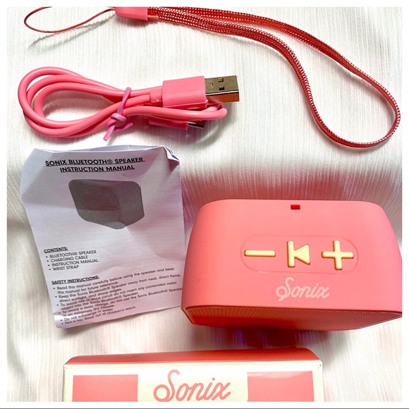 🎉HP NIB SONIX Bluetooth Speaker 🎶🎼🎵Bluetooth Charger & Wristlet - Picture 10 of 16
